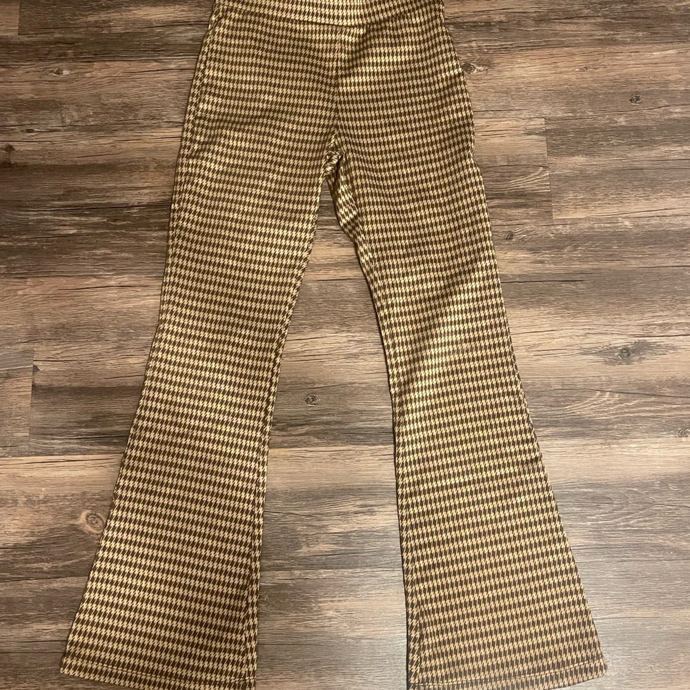 Ambiance Brown and Tan Pants